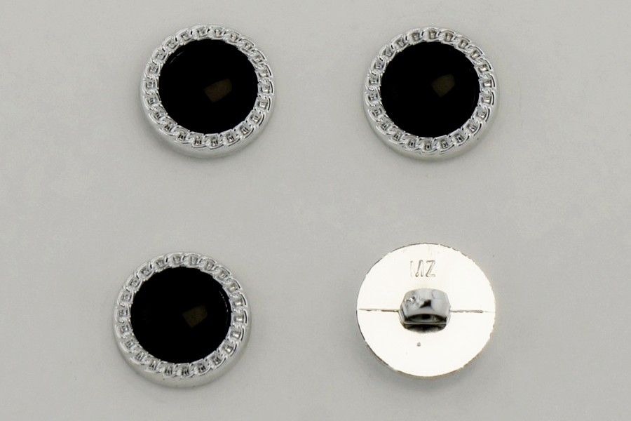Гудзик 18 мм Mertbutton, чорний, KM-16-04-28-000/nik