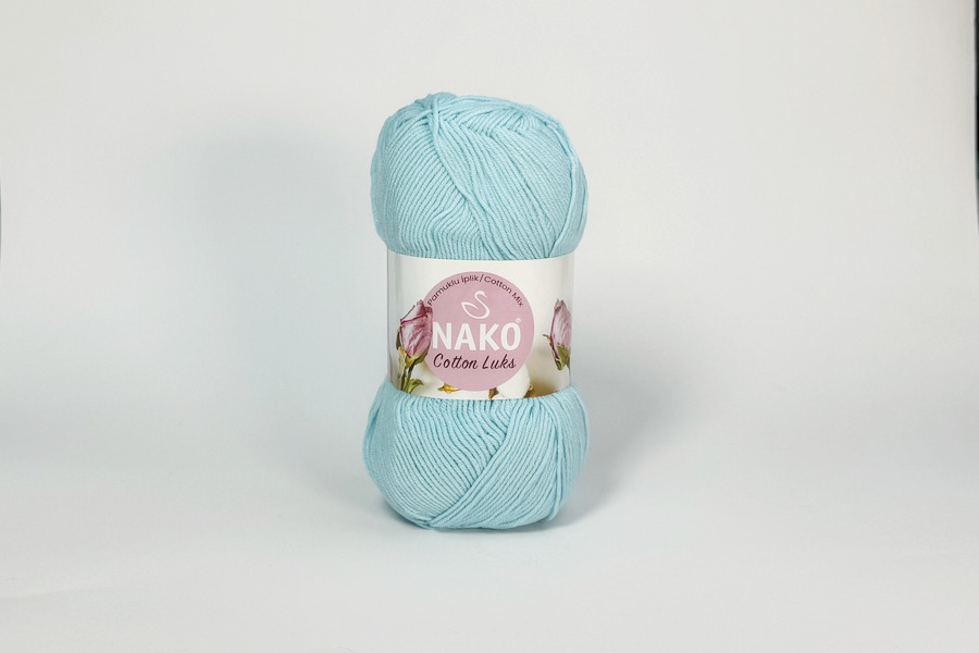 Пряжа Cotton Lux 100гр/330м NAKO, бірюзовий, 97564