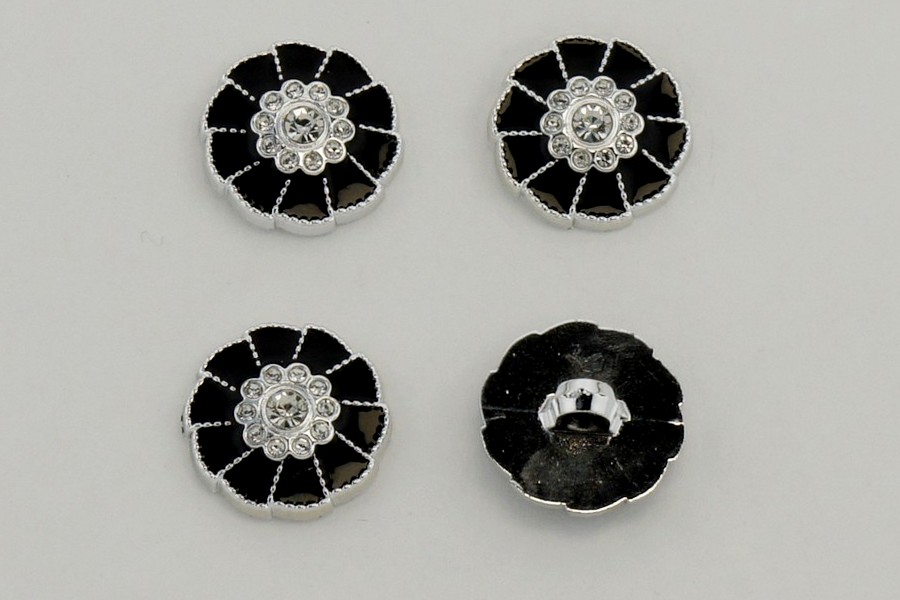 Гудзик 21 мм Mertbutton, чорний, KM-04-02-34-000/nik