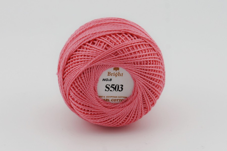 Нитки Ірис 10гр/80м Bright, кораловий, S503