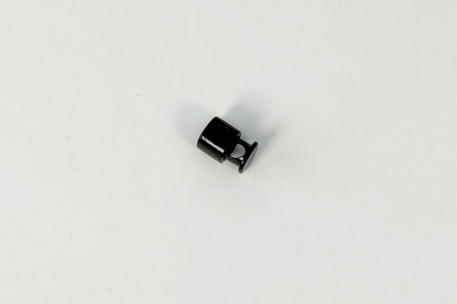Фіксатор для шнура СТ758 металевий, 10,4 x 7,5 мм MH, чорний, 6660-0147-black