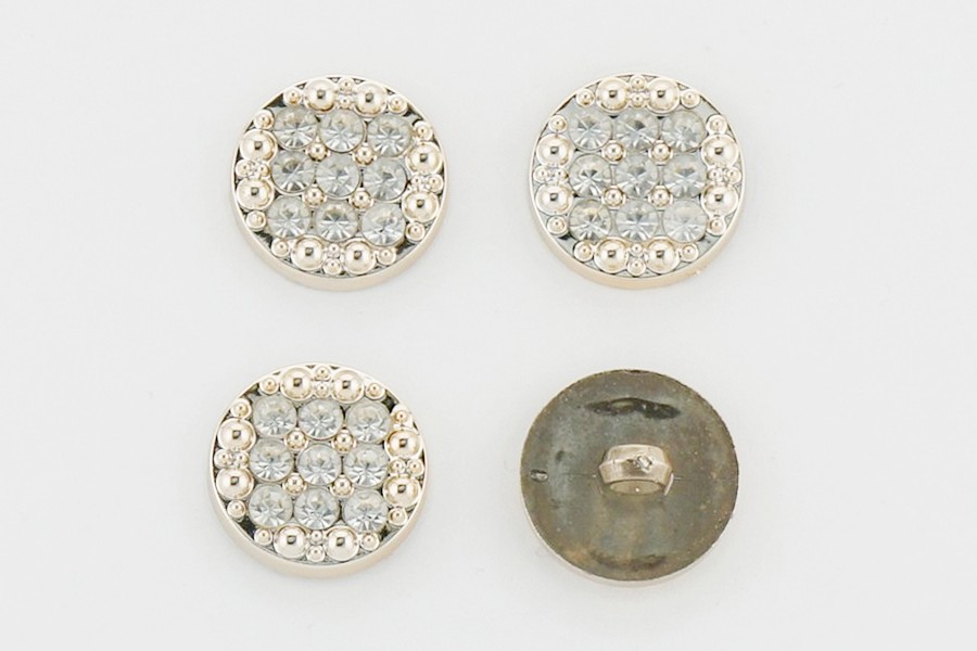 Гудзик 21 мм Mertbutton, золото, FR-10-02-34-gold