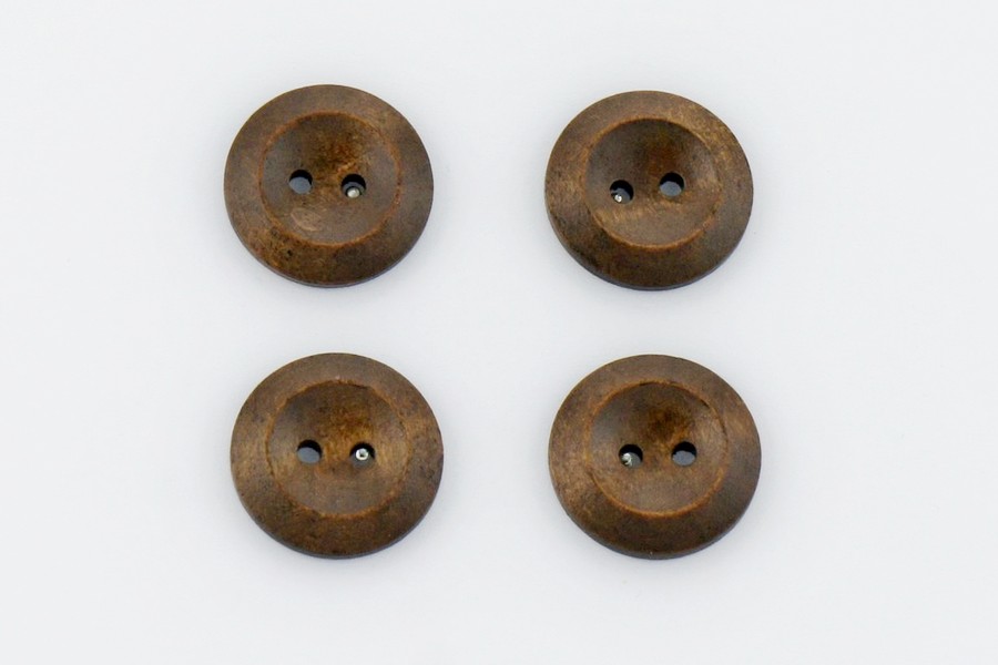 Гудзик 23 мм Mertbutton, коричневий, 1111-36-1265