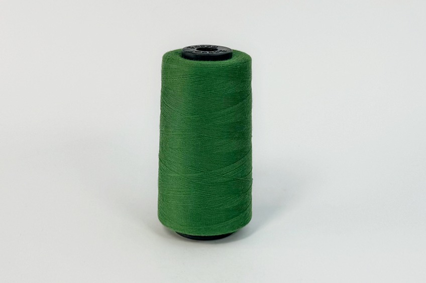 Нитки армовані ПЕ №45/2 3000 м Barva, зелений натуральний, 4046