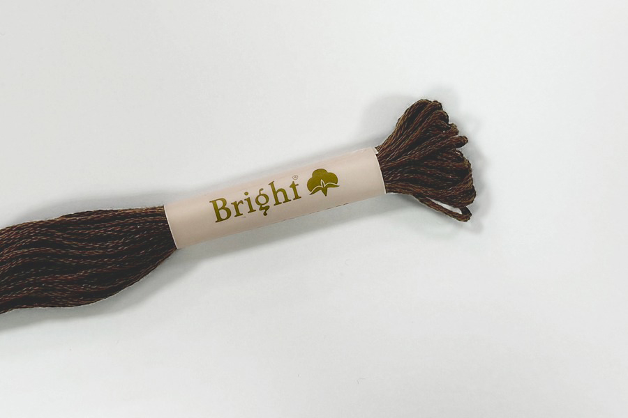 Нитки муліне 8 м Bright, коричневий, 5711