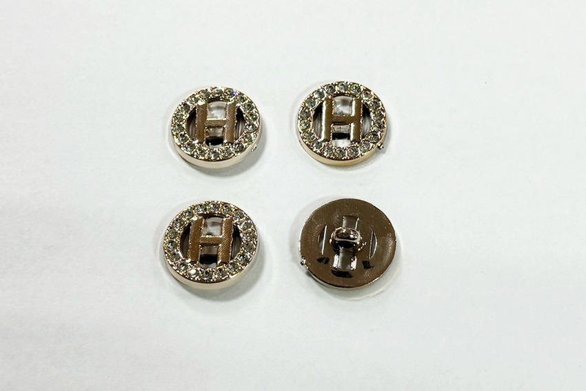 Гудзик 20 мм Mertbutton, золото, BR-662-34-gold