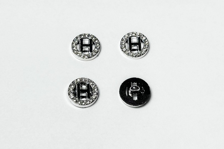 Гудзик 20 мм Mertbutton, срібло, BR-662-34-silv