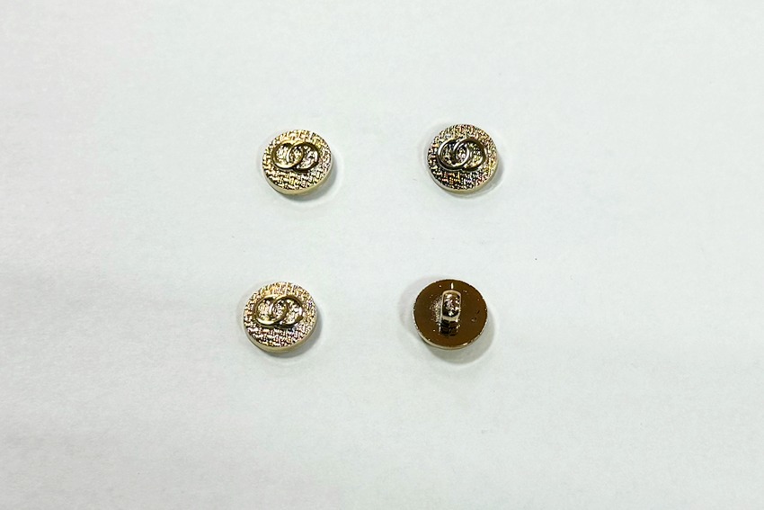 Гудзик 15 мм Mertbutton, BR-655-24-gold