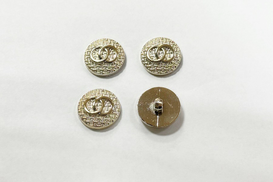Гудзик 20 мм Mertbutton, BR-655-34-gold