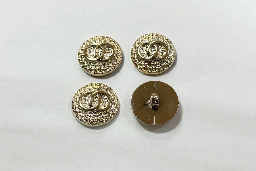 Гудзик 25 мм Mertbutton, BR-655-40-gold