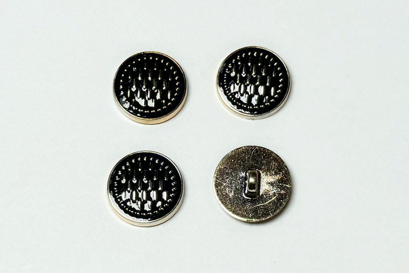 Гудзик 21 мм Mertbutton, золото, KM-408-34-000/gold