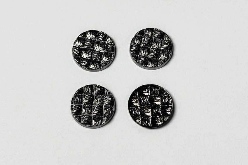 Гудзик металевий 23 мм Mertbutton, нікель чорний, UTS-29-36-b.nik
