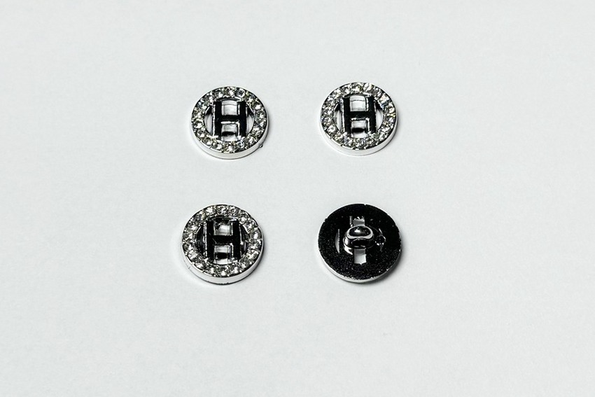 Гудзик 17 мм Mertbutton, срібло, BR-662-28-silv