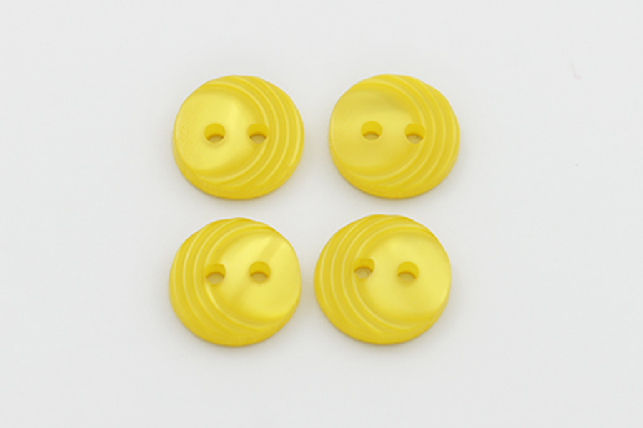 Гудзик 12 мм Mertbutton, жовтий, 4013-20-1369