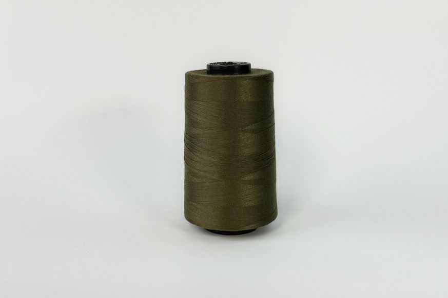 Нитки армовані ПЕ №45/2 3000 м Barva, хакі натуральний, 4006