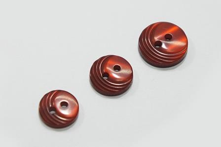 Гудзик 15 мм Mertbutton, червоний темний, 4013-23-1188