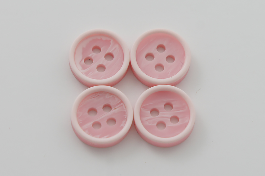 Гудзик 11 мм Mertbutton, рожевий, EKAY-18-1167