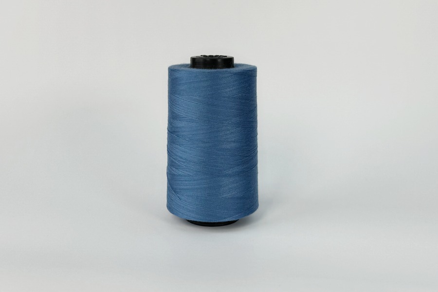 Нитки ПЕ №40/2 5000 м Barva, волошковий світлий, 2000