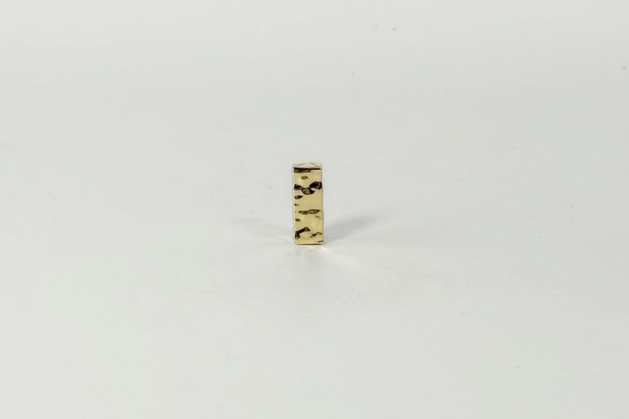 Наконечник для шнура СТ3466 металевий, 16,1 x 6,2 мм MH, золото, 6660-0152-gold
