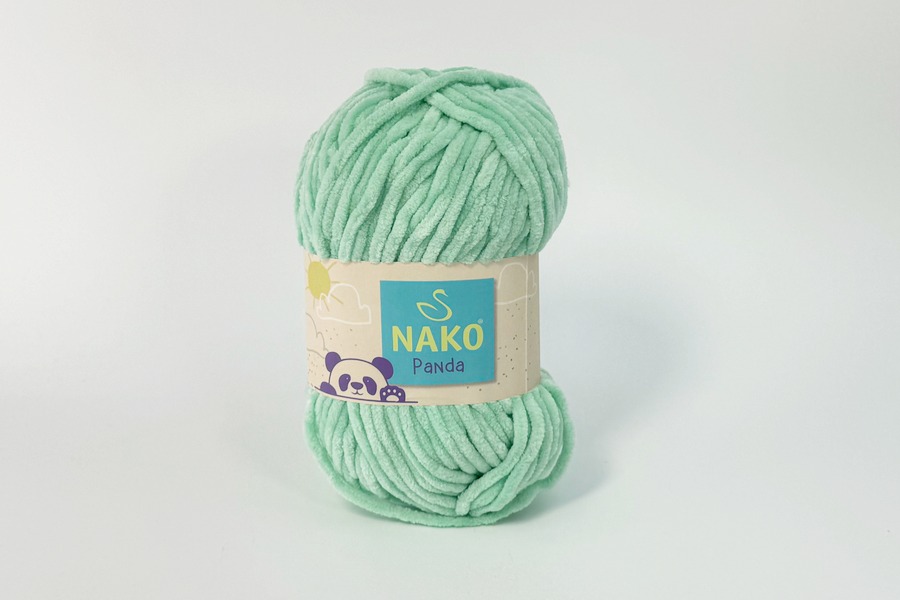 Пряжа Nako panda 100гр/120м, м'ятний, 3099