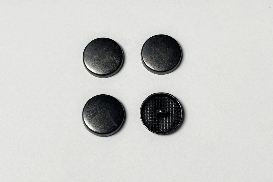 Гудзик металевий 20 мм Mertbutton, чорний, CN-26-32-black