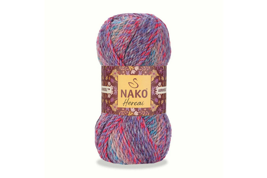 Пряжа Hercai 100гр/156м NAKO, секційного фарбування, 28180