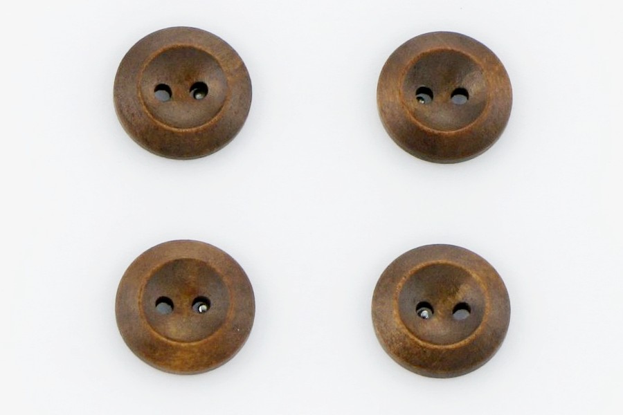 Гудзик 18 мм Mertbutton, коричневий, 1111-28-1265