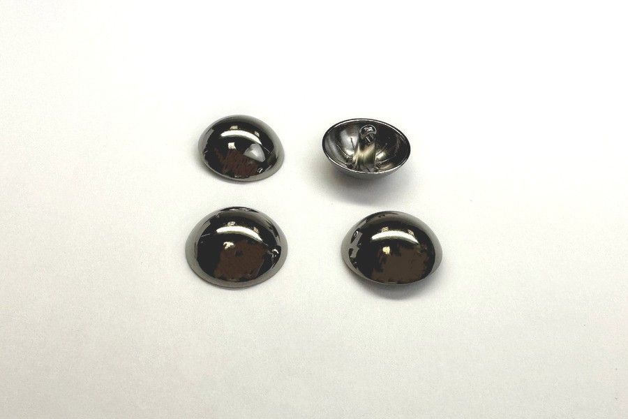 Гудзик металевий 23 мм Mertbutton, нікель чорний, SMB-395-36-b.nik