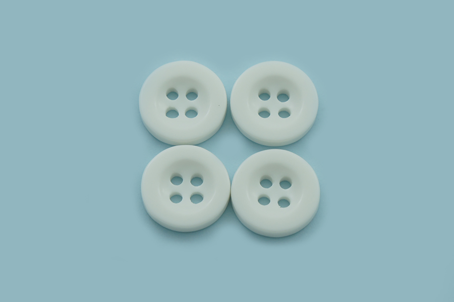 Гудзик 12 мм Mertbutton, білий, 4009-20-999