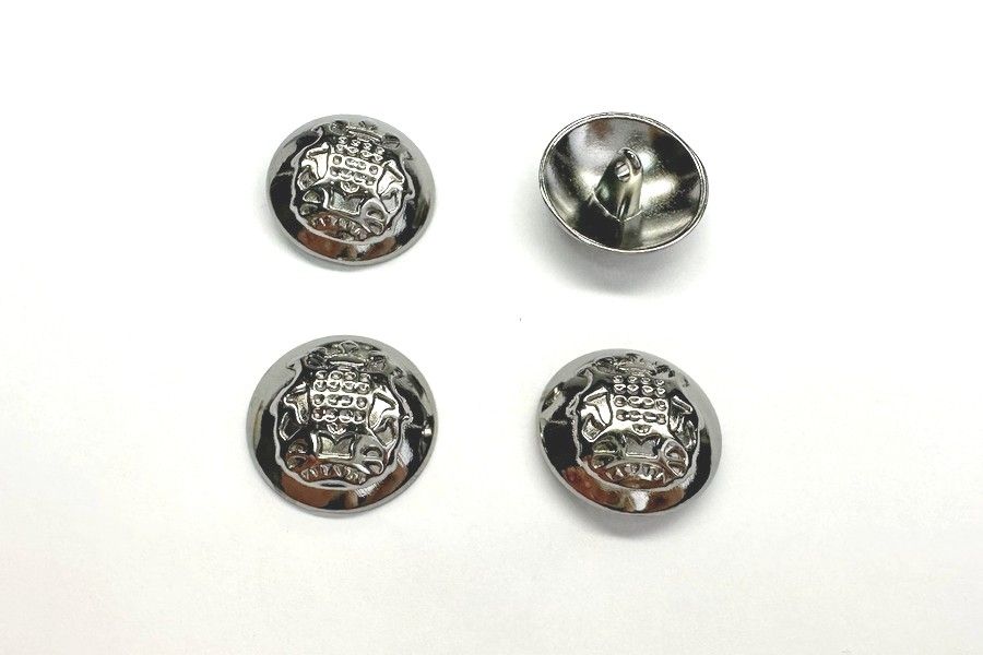 Гудзик металевий 20 мм Mertbutton, нікель чорний, SMB-435-32-b.nik