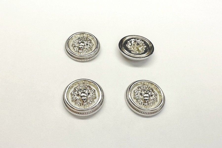 Гудзик металевий 20 мм Mertbutton, нікель, SMB-318-32-nik