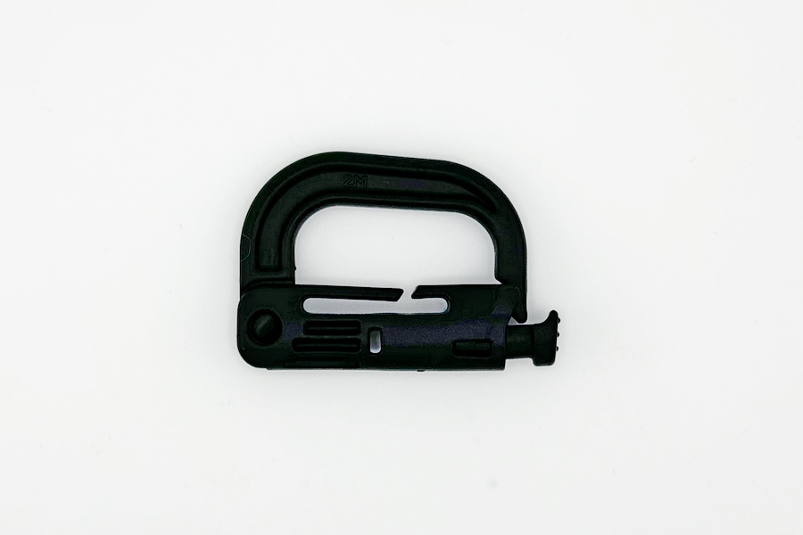 Карабін MASSLOCK 25 мм ацеталь Castiglioni, чорний