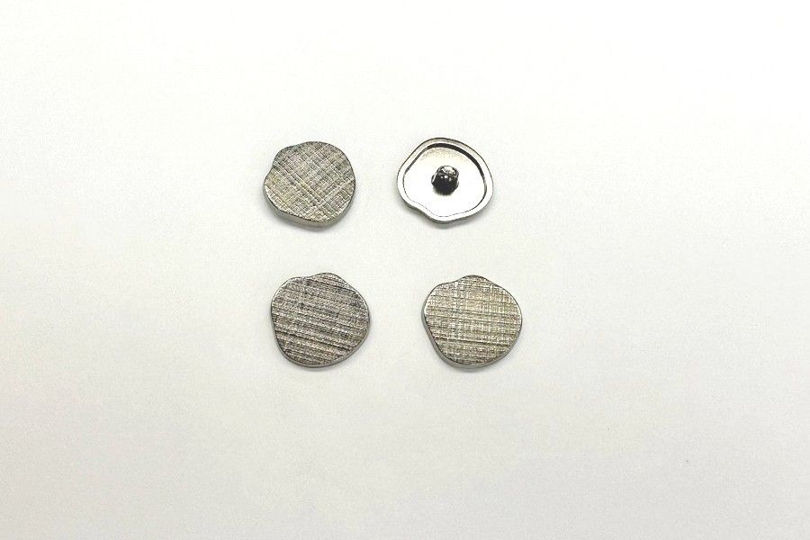 Гудзик металевий 32 мм Mertbutton, нікель чорний, SMB-211-48-b.nik