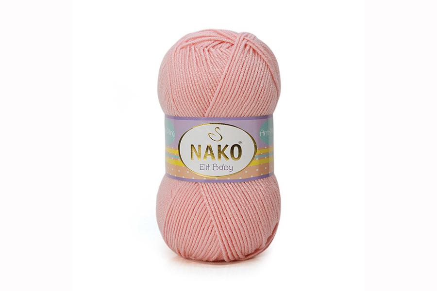 Пряжа Elit Baby 100гр/250м NAKO, рожевий, 6165