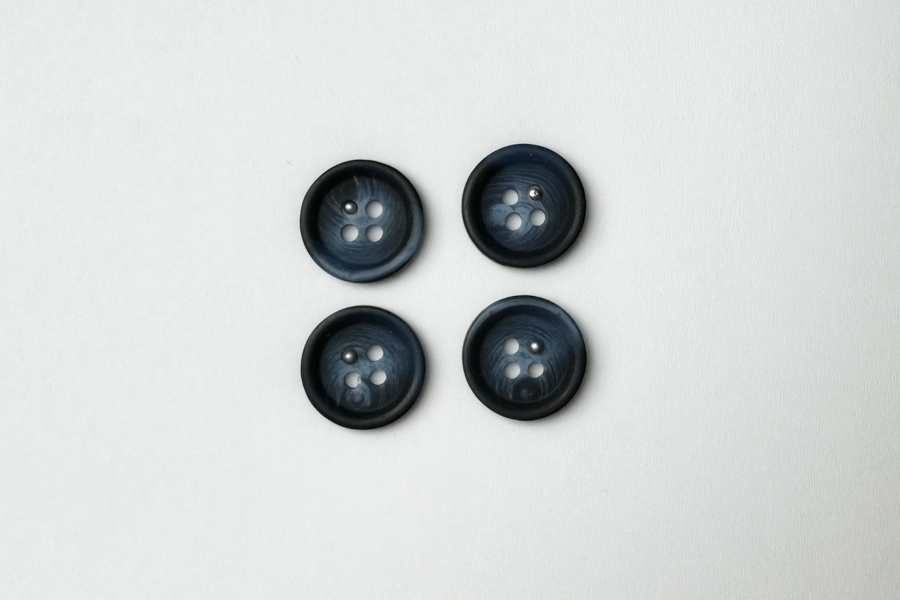 Гудзик 15 мм Mertbutton, різнокольоровий, 2607-24-7