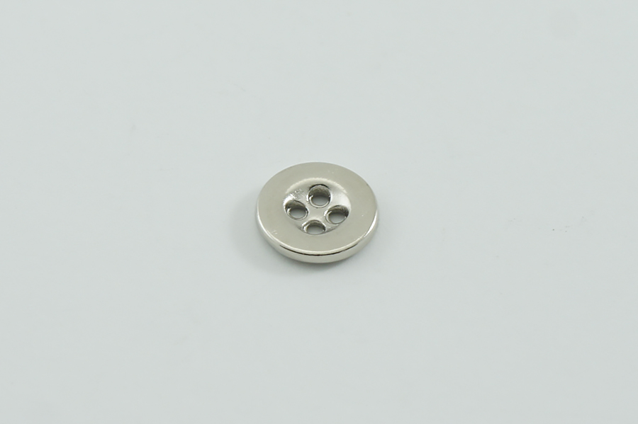 Гудзик металевий 11 мм Mertbutton, нікель, MTL-21-18-nik