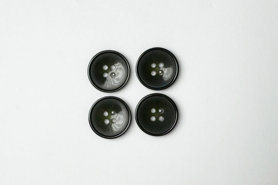 Гудзик 20 мм Mertbutton, болотний темний, 3107-32-1312
