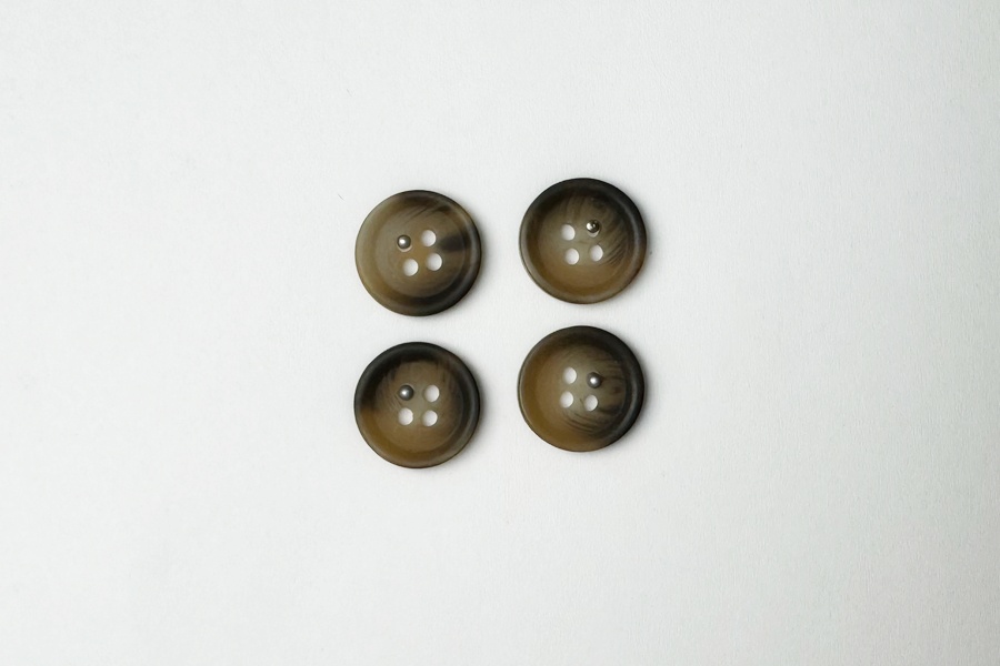 Гудзик 15 мм Mertbutton, різнокольоровий, FNL-304-24-6