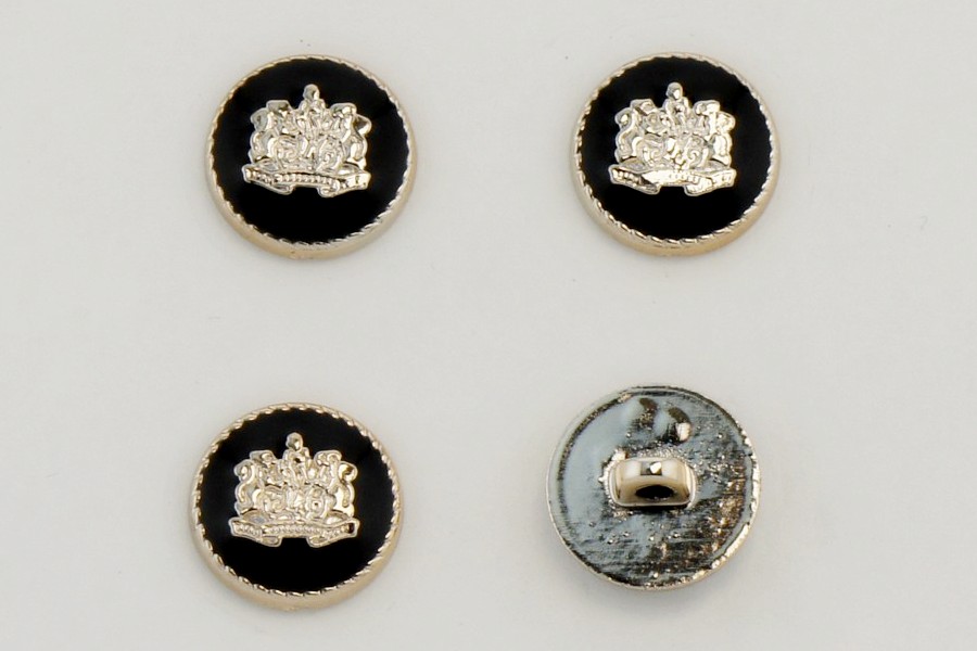 Гудзик 18 мм Mertbutton, золото, ATS-135-28-000/gold