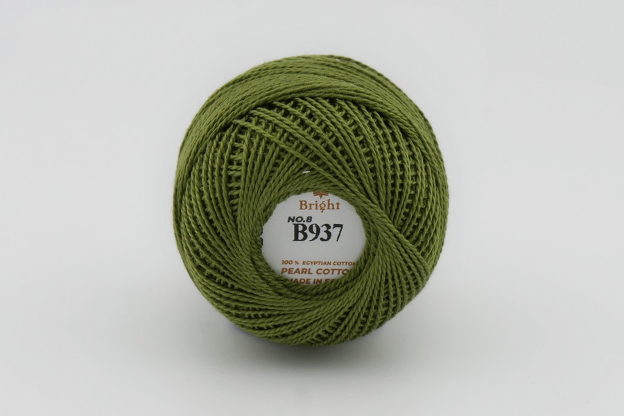 Нитки Ірис 10гр/80м Bright, зелений, B937