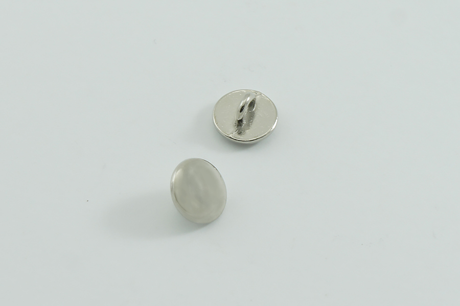 Гудзик металевий 10 мм Mertbutton, нікель, MTL-59-16-nik