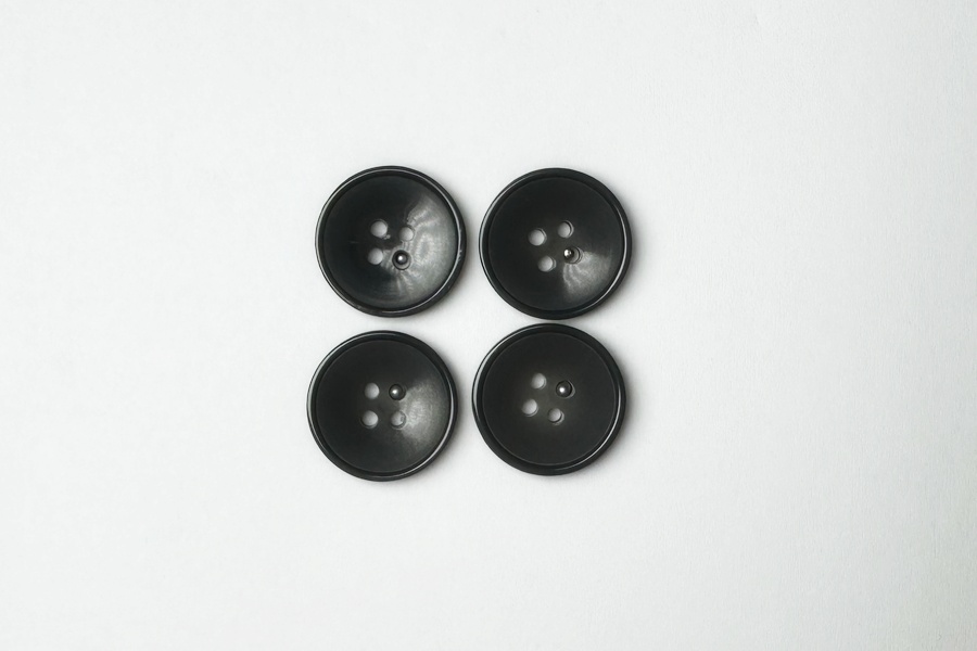 Гудзик 20 мм Mertbutton, сірий темний, 3107-32-0850