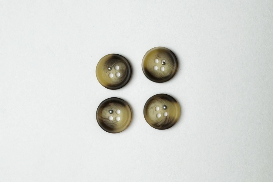 Гудзик 15 мм Mertbutton, різнокольоровий, 2607-24-10