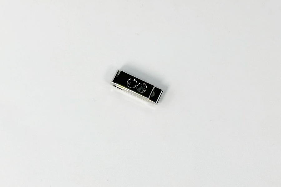 Фіксатор для шнура СТ037 металевий, 12,2 x 7,4 x 5,5 MH, нікель, 6660-0145-nik