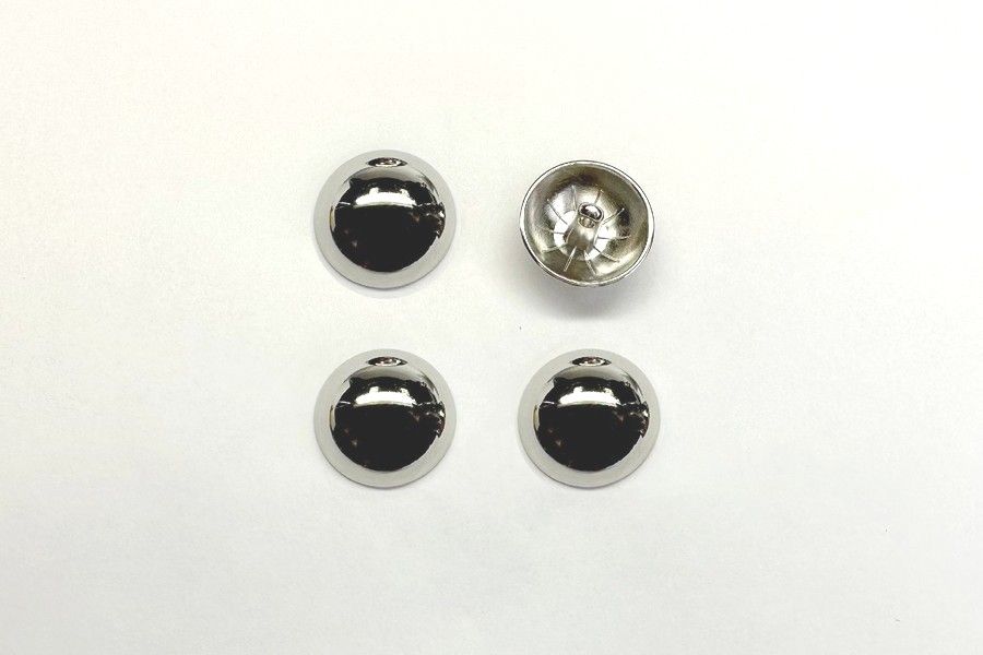 Гудзик металевий 18 мм Mertbutton, нікель, SMB-395-28-nik