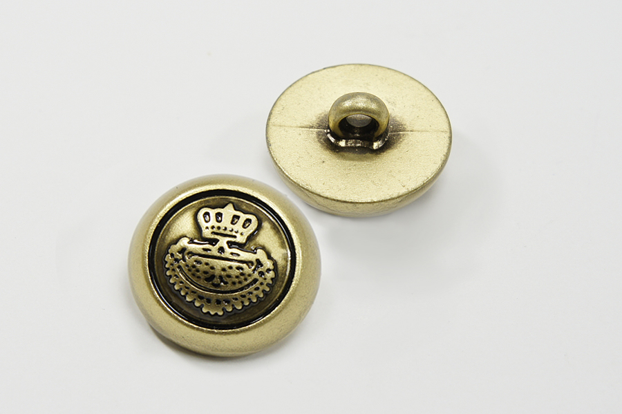 Гудзик 25 мм Mertbutton, золото, 11-05-40-gold