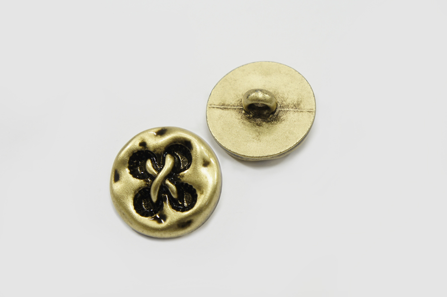 Гудзик 20 мм Mertbutton, золото, 11-06-32-gold