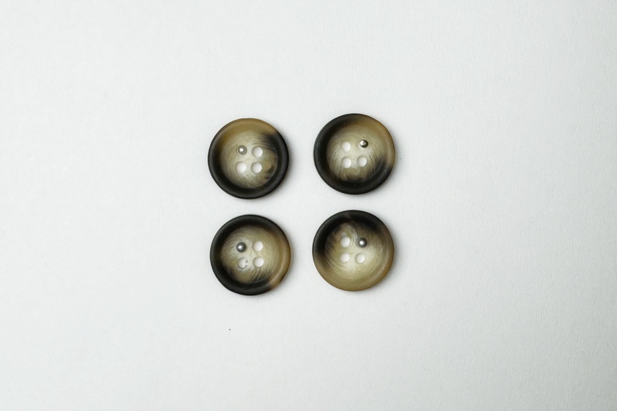 Гудзик 15 мм Mertbutton, різнокольоровий, 2607-24-12