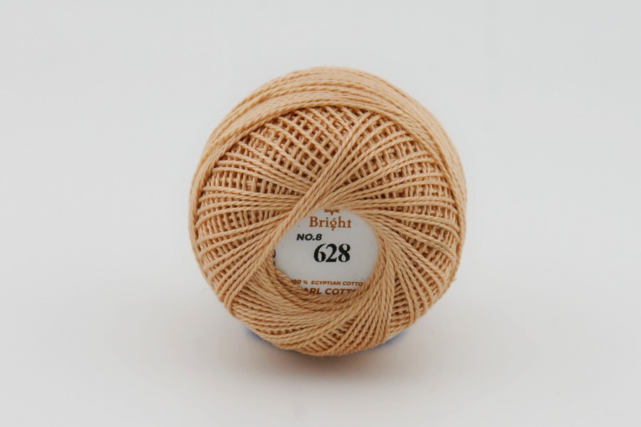 Нитки Ірис 10гр/80м Bright, рудий, 628