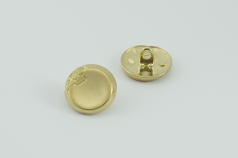 Гудзик металевий 18 мм Mertbutton, золото, АДС-542-28-gold